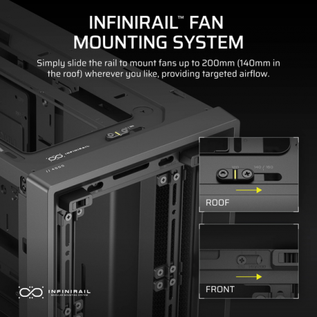 CORSAIR FRAME 4000D RS Mid-Tower Black case