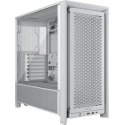 CORSAIR FRAME 4000D - Midi-tower gaming - extended ATX - windowed side panel (tempered glass) - no power supply (ATX) - white - USB/Audio