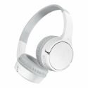 Belkin SoundForm Mini - Headphones with mic - on-ear - Bluetooth - wireless, wired - 3.5 mm jack - white