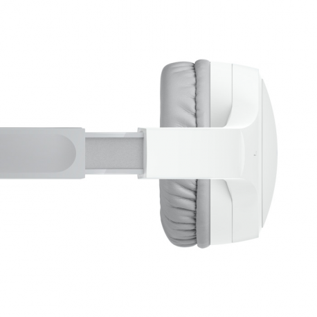 Belkin SoundForm Mini - Headphones with mic - on-ear - Bluetooth - wireless, wired - 3.5 mm jack - white - 4