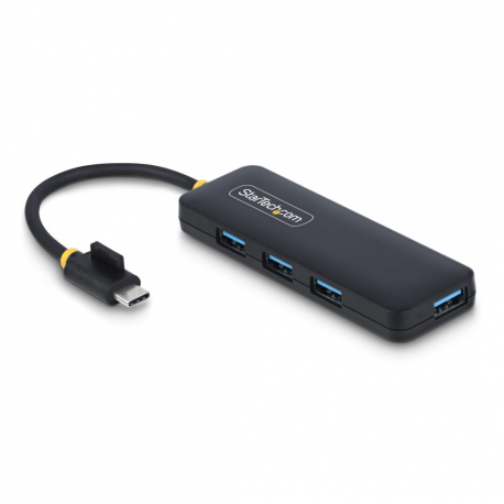 StarTech.com 4-Port USB-C Hub, 5Gbps, USB-C to 4x USB-A, Bus Powered - Hub - 4 x USB 3.2 Gen 1 - desktop - 0
