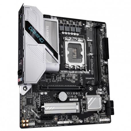 Gigabyte H810M GAMING WIFI6 - Motherboard - micro ATX - LGA1851 Socket - H810 Chipset - USB-C 3.2 Gen 1, USB 3.2 Gen 1 - Wi-Fi 6, Bluetooth, 2.5 Gigabit LAN - onboard graphics (CPU required) - HD Audio (8-channel) - 2