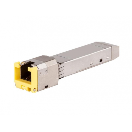 HPE Aruba Networking - SFP (mini-GBIC) transceiver module - 1GbE - 1000Base-T - RJ-45 - up to 100 m - 0