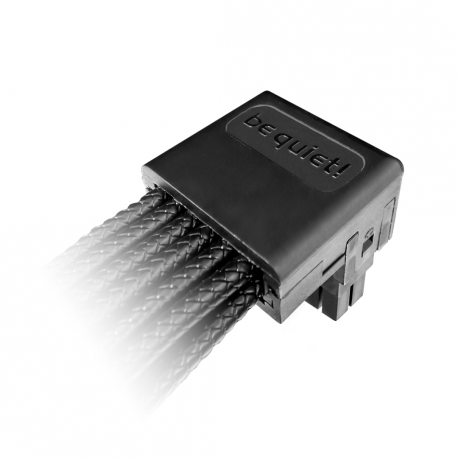 be quiet! - Power cable - 12VHPWR (M) to 12VHPWR (M) angled - 70 cm - reversed - black - 1