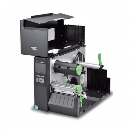 TSC MH641T - Label printer - direct thermal  /  thermal transfer - Roll (11.4 cm) - 600 dpi - up to 152 mm / sec - USB 2.0, LAN, serial, USB host - 1