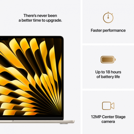 Apple MacBook Air - M4 - Apple M4 10-core - 24 GB RAM - 512 GB SSD - 15.3" IPS 2880 x 1864 (WQXGA+) - Wi-Fi 6E, Bluetooth - starlight - kbd: Swedish / Finnish - 9