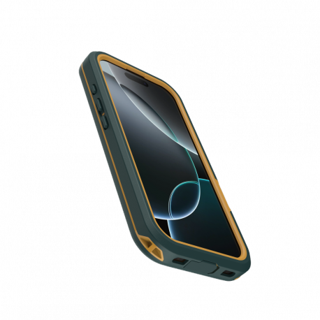 OtterBox FRE - Protective waterproof case for mobile phone - MagSafe compatibility - polycarbonate layer, thermoplastic elastomer (TPE) - sagebrush (green) - for Apple iPhone 16 Pro - 2