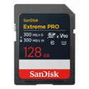 SanDisk Extreme Pro - Flash memory card - 128 GB - Video Class V90 / UHS-II U3 / Class10 - SDXC UHS-II