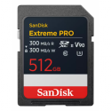 SanDisk Extreme Pro - Flash memory card - 512 GB - Video Class V90 / UHS-II U3 / Class10 - SDXC UHS-II