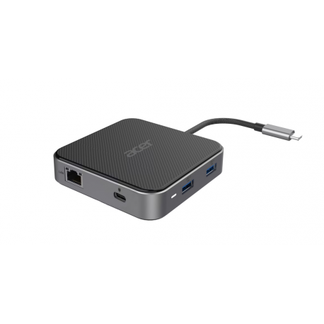 Acer 7-In-1 - Docking station - USB-C - HDMI, DP - 10Mb LAN - 2
