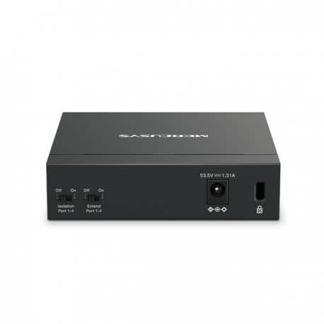 Mercusys MS105GP V1 - Switch - 5 x 10 / 100 / 1000 (4 PoE+) - desktop, wall-mountable - PoE+ (65 W) - 2