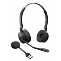Jabra Engage 55 SE Stereo - Headset - on-ear - DECT - wireless - USB-A via DECT adapter - UC certified