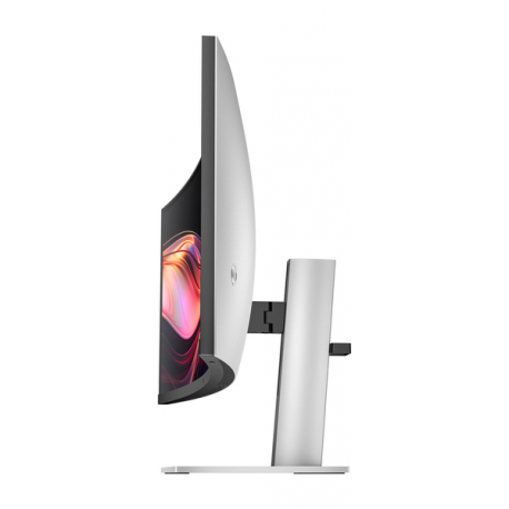 HP 734pm - Series 7 Pro - LED monitor - curved - 34" - 3440 x 1440 WQHD @ 120 Hz - IPS Black - 400 cd/m² - 2000:1 - DisplayHDR 400 - 5 ms - Thunderbolt 4, HDMI, DisplayPort, USB-C - speakers - black, silver - 8