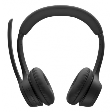 Logitech Zone 305 - Headset - on-ear - Bluetooth - wireless - USB-C via Bluetooth adapter - noise isolating - Certified for Zoom Rooms, Google Meet Certified, Works With Chromebook Certified, Works With Google Voice - 1