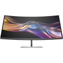 HP 738pu - Series 7 Pro - LED monitor - curved - 38" (37.52" viewable) - 3840 x 1600 WQHD+ @ 60 Hz - IPS Black - 400 cd/m² - 2000:1 - DisplayHDR 400 - 5 ms - Thunderbolt 4, HDMI, DisplayPort, USB-C - speakers - black, silver