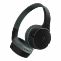 Belkin SoundForm Mini - Headphones with mic - on-ear - Bluetooth - wireless, wired - 3.5 mm jack - black