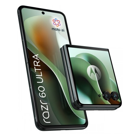Motorola RAZR 60 Ultra - 5G smartphone - dual-SIM - RAM 16 GB / Internal Memory 512 GB - pOLED display - 7" - 2992 x 1224 pixels (165 Hz) - 2x rear cameras 50 MP, 50 MP - front camera 50 MP - pantone scarab - 0