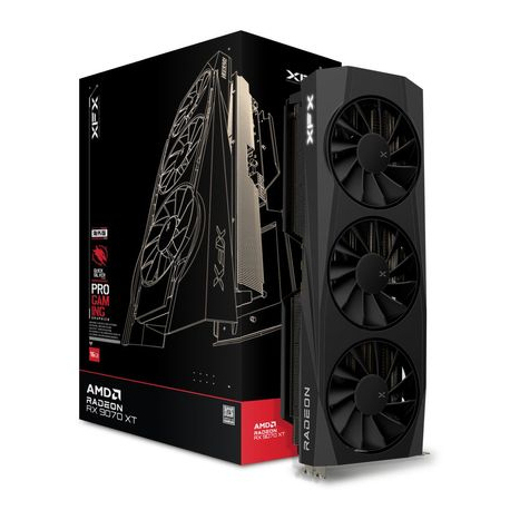 XFX QuickSilver Radeon RX 9070XT - Gaming Edition - graphics card - Radeon RX 9070 XT - 16 GB GDDR6 - PCI Express 5.0 - 3 x DisplayPort, HDMI - 4