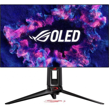 ASUS ROG Swift OLED PG27AQDP - OLED monitor - gaming - 27" (26.5" viewable) - 2560 x 1440 QHD @ 480 Hz - 1300 cd / m² - 1500000:1 - DisplayHDR 400 True Black - 0.03 ms - 2xHDMI, DisplayPort - black - 0