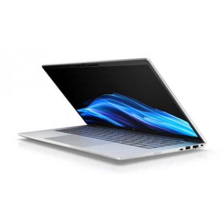 HP EliteBook 8 G1i Notebook AI - 174-degree hinge design - Intel Core Ultra 7 - 255U / up to 5.2 GHz - Win 11 Pro - Intel Graphics - 16 GB RAM - 1 TB SSD NVMe - 14" IPS 1920 x 1200 - Wi-Fi 7, Bluetooth - glacier silver - kbd: Pan Nordic - 11
