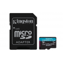 Kingston Canvas Go! Plus - Flash memory card (microSDXC to SD adapter included) - 1 TB - A2  /  Video Class V30  /  UHS-I U3  /  Class10 - microSDXC UHS-I