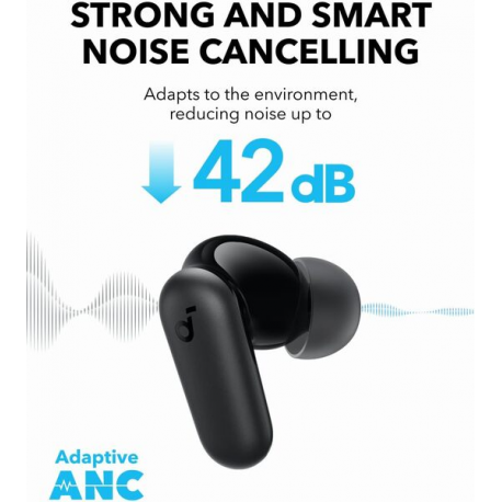 Soundcore A30i - True wireless earphones with mic - in-ear - Bluetooth - active noise cancelling - black - 3