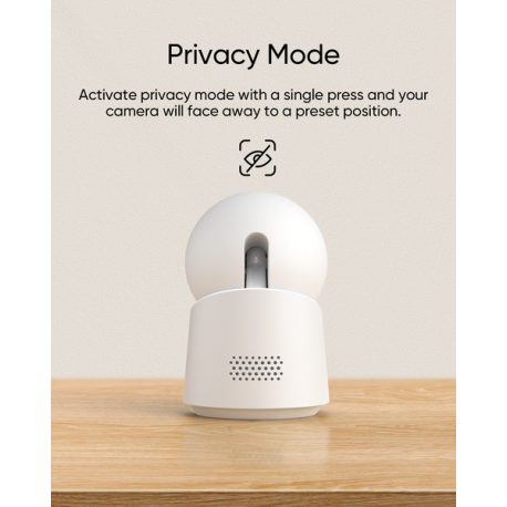 Eufy Indoor Cam C220 - Network surveillance camera - pan / tilt - indoor - colour (Day&Night) - 2K - audio - wireless - Wi-Fi - 5