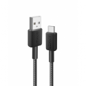 Anker 322 - USB cable - 24 pin USB-C (M) to USB (M) - 5 V - 3 A - 90 cm - USB Fast Charge (15W) - black