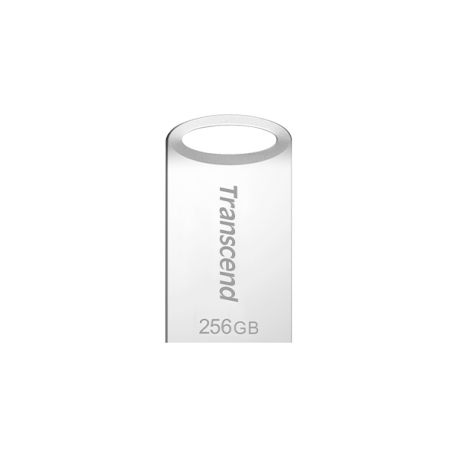 Transcend JetFlash 710 - USB flash drive - 256 GB - USB 3.1 Gen 1 - silver - 0