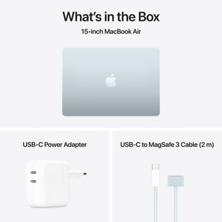 Apple MacBook Air - M4 - Apple M4 10-core - 16 GB RAM - 512 GB SSD - 15.3" IPS 2880 x 1864 (WQXGA+) - Wi-Fi 6E, Bluetooth - sky blue - kbd: Swedish / Finnish - 10
