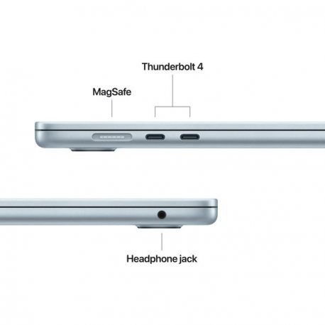 Apple MacBook Air - M4 - Apple M4 10-core - 24 GB RAM - 512 GB SSD - 15.3" IPS 2880 x 1864 (WQXGA+) - Wi-Fi 6E, Bluetooth - sky blue - kbd: Swedish / Finnish - 6