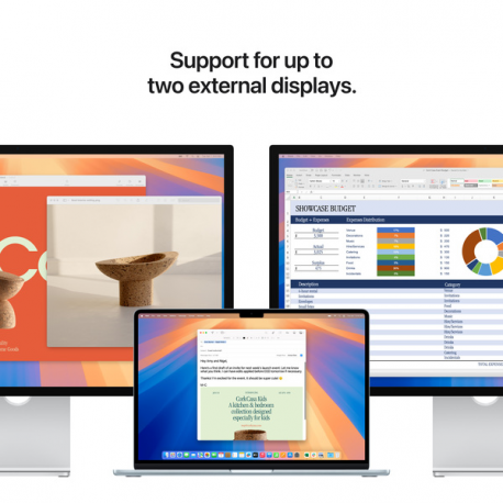 Apple MacBook Air - M4 - Apple M4 10-core - 16 GB RAM - 256 GB SSD - 15.3" IPS 2880 x 1864 (WQXGA+) - Wi-Fi 6E, Bluetooth - starlight - kbd: Swedish / Finnish - 8