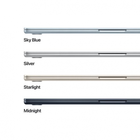 Apple MacBook Air - M4 - Apple M4 10-core - 16 GB RAM - 512 GB SSD - 15.3" IPS 2880 x 1864 (WQXGA+) - Wi-Fi 6E, Bluetooth - starlight - kbd: Swedish / Finnish - 2