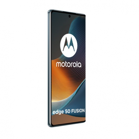 Motorola Edge 50 Fusion - 5G smartphone - dual-SIM - RAM 12 GB / Internal Memory 256 GB - pOLED display - 6.7" - 2400 x 1080 pixels (144 Hz) - 2x rear cameras 50 MP, 13 MP - front camera 32 MP - forest blue - 2