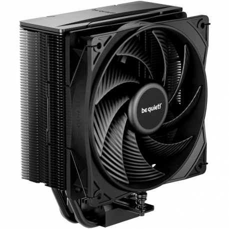 be quiet! Pure Rock 3 - Processor cooler - (for: LGA1150, LGA1151, LGA1155, LGA1200, LGA1700, LGA1851, AM4, AM5) - copper base with aluminium fins - 120 mm - black - 0