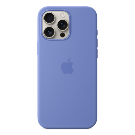 Apple - Back cover for mobile phone - MagSafe compatibility - silicone - periwinkle - for iPhone 16 Pro Max - 2