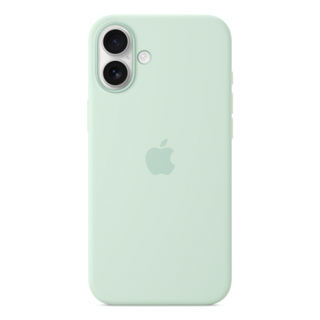 Apple - Back cover for mobile phone - MagSafe compatibility - silicone - aquamarine - for iPhone 16 Plus - 2