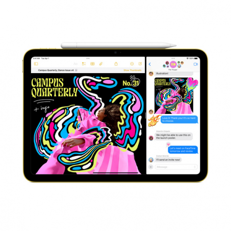 Apple iPad A16 Wi-Fi + Cellular - Tablet - 128 GB - 11" IPS (2360 x 1640) - 3G, 4G, 5G - yellow - 3