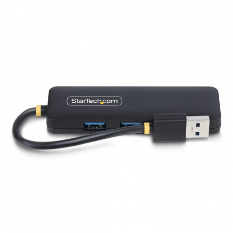 StarTech.com 4-Port USB-A Hub, 5Gbps, Bus Powered, Small Travel Mini Hub - Hub - 4 x USB 3.2 Gen 1 - desktop - 3