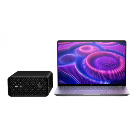 HP ZBook Ultra G1a Mobile Workstation - AMD Ryzen AI Max Pro - 395 / up to 5.1 GHz - Win 11 Pro - Radeon 8060S - 64 GB RAM - 2 TB SSD NVMe, TLC - 14" OLED touchscreen 2880 x 1800 (2.8K) @ 120 Hz - Wi-Fi 7, Bluetooth - meteor silver - kbd: Pan Nordic - 0
