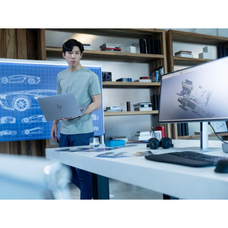 HP ZBook Ultra G1a Mobile Workstation - AMD Ryzen AI Max+ Pro - 395  /  up to 5.1 GHz - Win 11 Pro - Radeon 8060S - 128 GB RAM - 4 TB SSD NVMe, TLC - 14" OLED touchscreen 2880 x 1800 (2.8K) @ 120 Hz - Wi-Fi 7, Bluetooth - meteor silver - kbd: Pan Nordic - 6