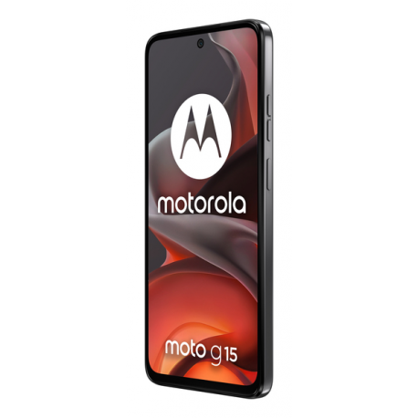 Motorola Moto G15 - 4G smartphone - dual-SIM - RAM 4 GB / Internal Memory 128 GB - microSD slot - LCD display - 6.72" - 2400 x 1080 pixels (60 Hz) - 2x rear cameras 50 MP, 5 MP - front camera 8 MP - gravity grey - 2