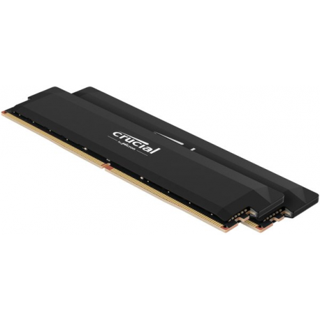 Crucial Pro - Overclocking Edition - DDR5 - kit - 32 GB: 2 x 16 GB - DIMM 288-pin - 3200 MHz  /  PC5-51200 - CL38 - 1.35 V - unbuffered - non-ECC - black - 0