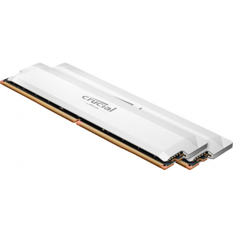 Crucial Pro - Overclocking Edition - DDR5 - kit - 32 GB: 2 x 16 GB - DIMM 288-pin - 3200 MHz  /  PC5-51200 - CL38 - 1.35 V - unbuffered - non-ECC - white - 0