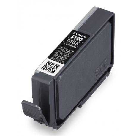 Canon PFI-5100 MBK - 14.4 ml - matte black - original - hanging box - ink tank - for imagePROGRAF PRO-310 - 2