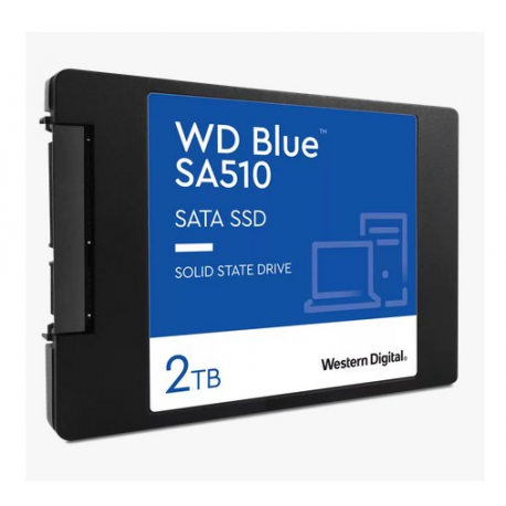 WD Blue SA510 WDS200T3B0A-00C7K0 - SSD - 2 TB - internal - 2.5" - SATA 6Gb/s - 0