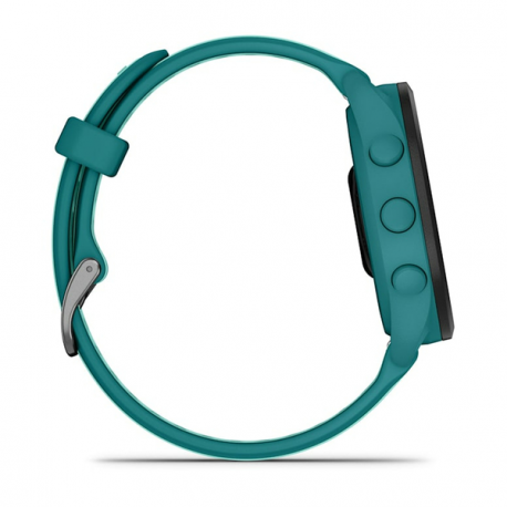 Garmin Forerunner 165 Music - Turquoise - sport watch with band - silicone - aqua - wrist size: 126-203 mm - display 1.2" - 4 GB - Bluetooth, ANT+ - 39 g - 3