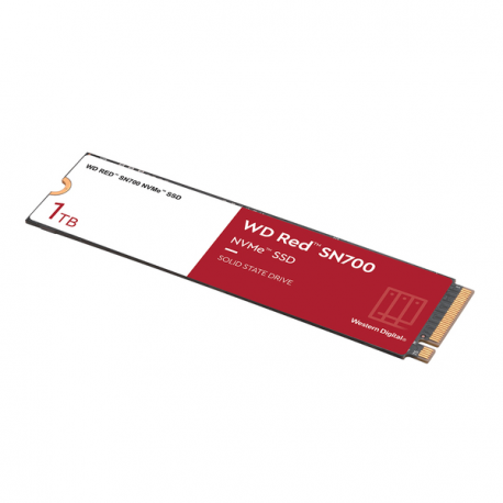 WD Red SN700 WDS100T1R0C-68BDK0 - SSD - 1 TB - internal - M.2 2280 - PCIe 3.0 x4 (NVMe) - 6