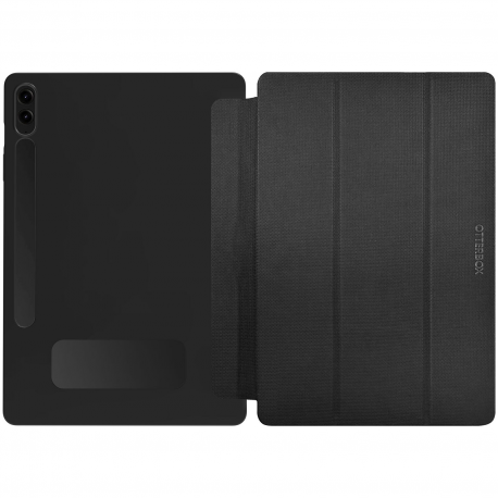 OtterBox React Folio Series - Flip cover for tablet - black - for Samsung Galaxy Tab S9 FE+ - 2
