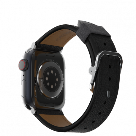 OtterBox Symmetry - Band for smart watch - 41 / 40 / 38mm, cactus leather - noir ash - for Apple Watch Hermès Series 7, Hermès Series 9, Nike Series 7, Series 10, Series 8, Series 9 - 0